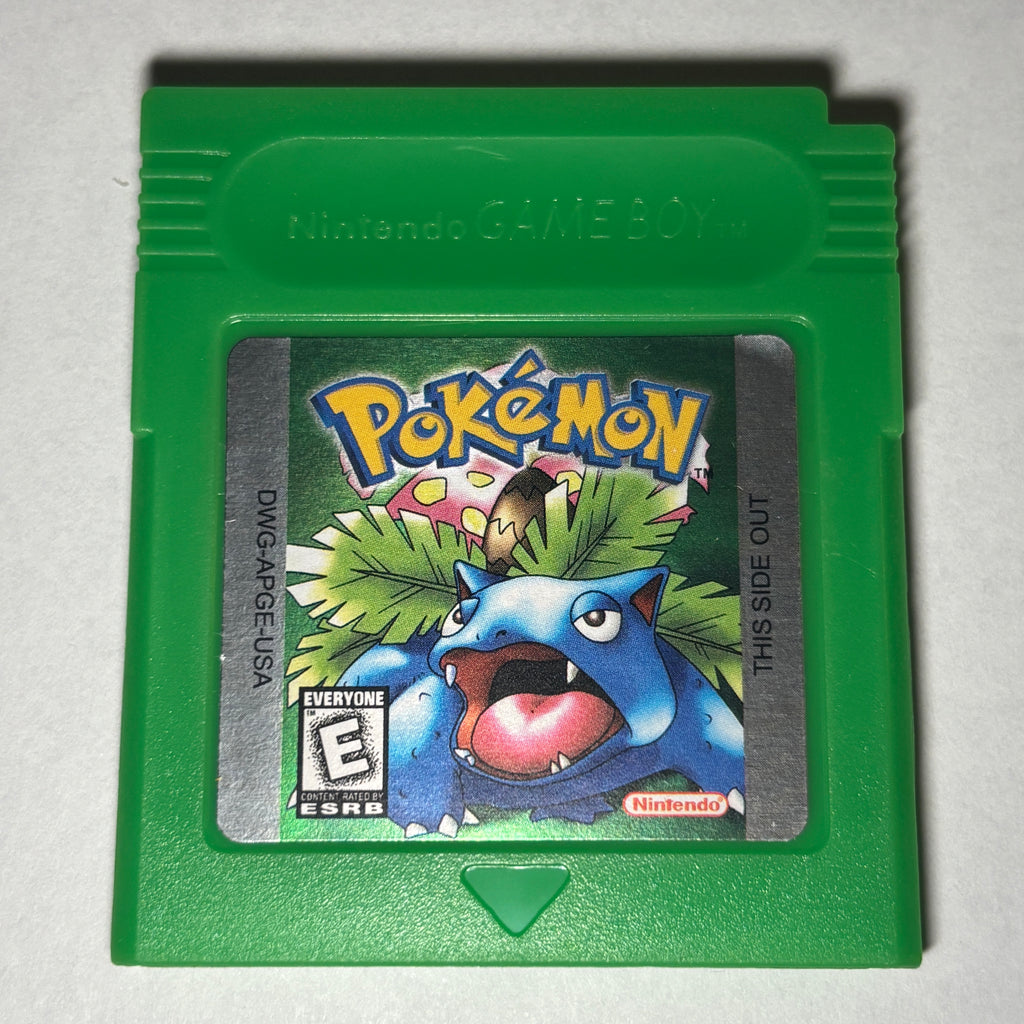 Pokemon Red Blue Yellow Green Gold Silver Crystal Reproduction Game Card for Gameboy Color GBC GBA Cartridges