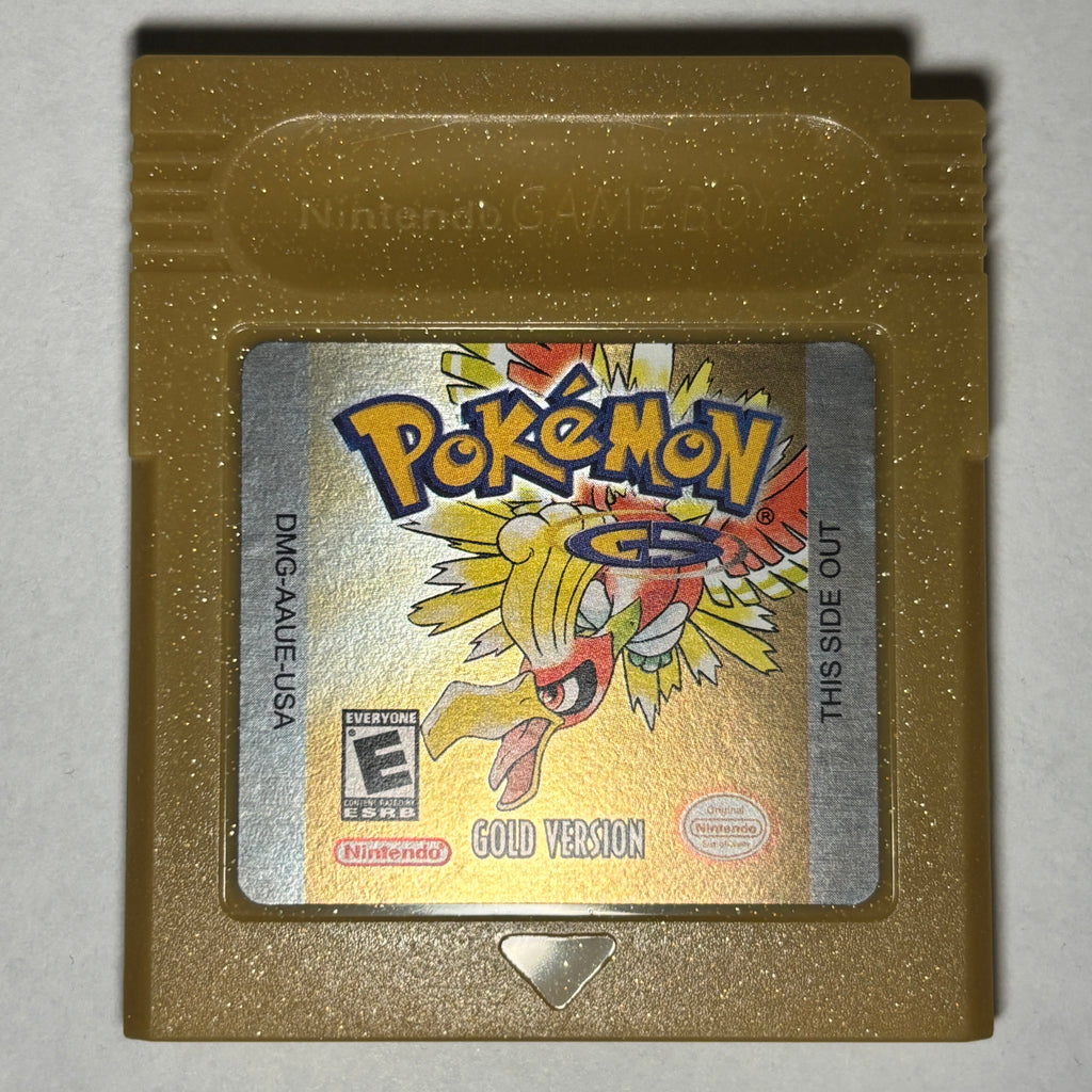 Pokemon Red Blue Yellow Green Gold Silver Crystal Reproduction Game Card for Gameboy Color GBC GBA Cartridges