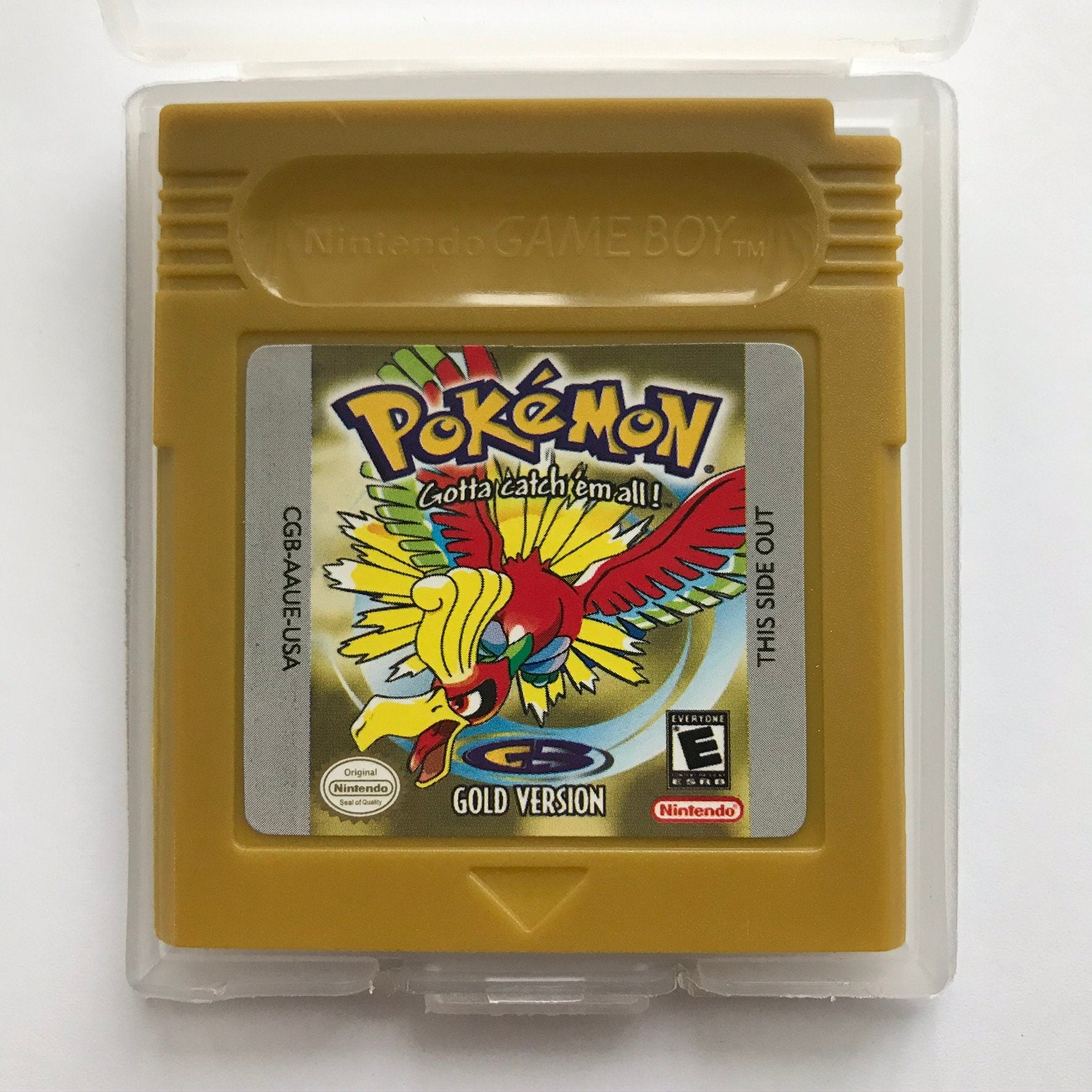 Pokemon Red Blue Yellow Green Gold Silver Crystal Reproduction Game Card for Gameboy Color GBC GBA Cartridges