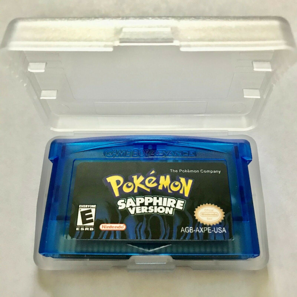 Pokemon Emerald Sapphire Ruby Leaf Green Fire Red Game Card for Gameboy Advanced GBA - Reproduction Cartridges