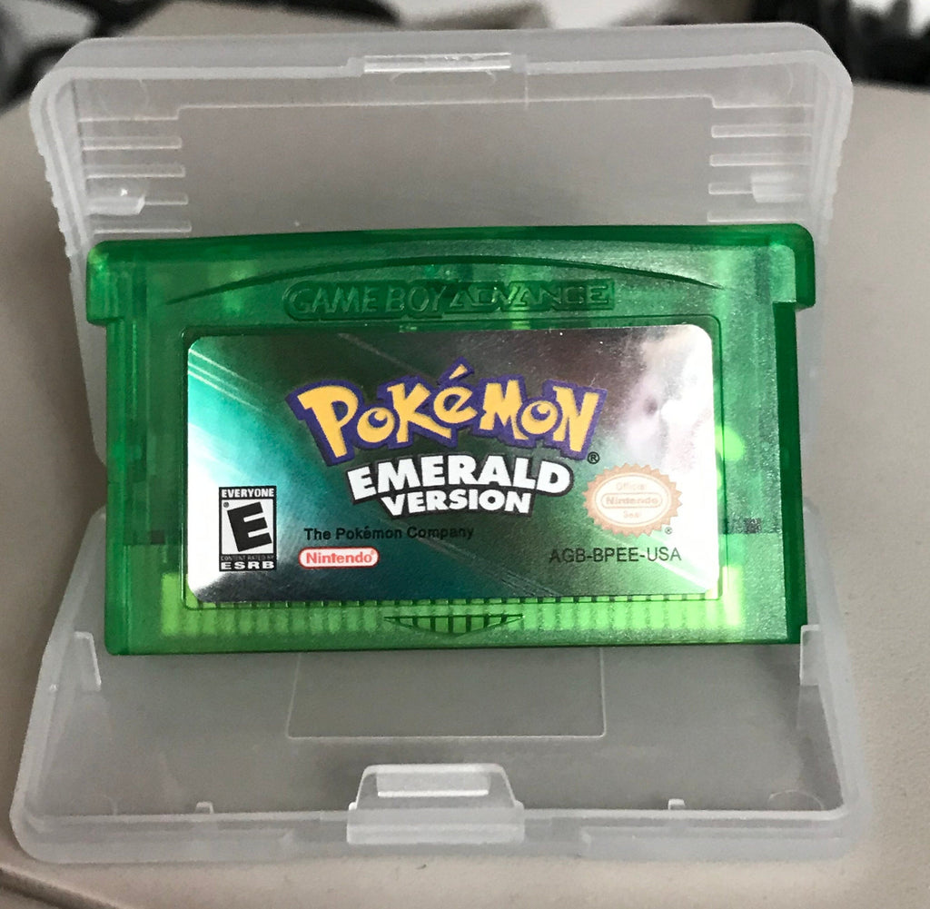 Pokemon Emerald Sapphire Ruby Leaf Green Fire Red Game Card for Gameboy Advanced GBA - Reproduction Cartridges