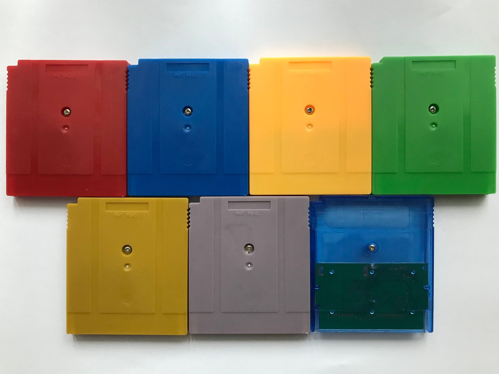 Pokemon Red Blue Yellow Green Gold Silver Crystal Reproduction Game Card for Gameboy Color GBC GBA Cartridges