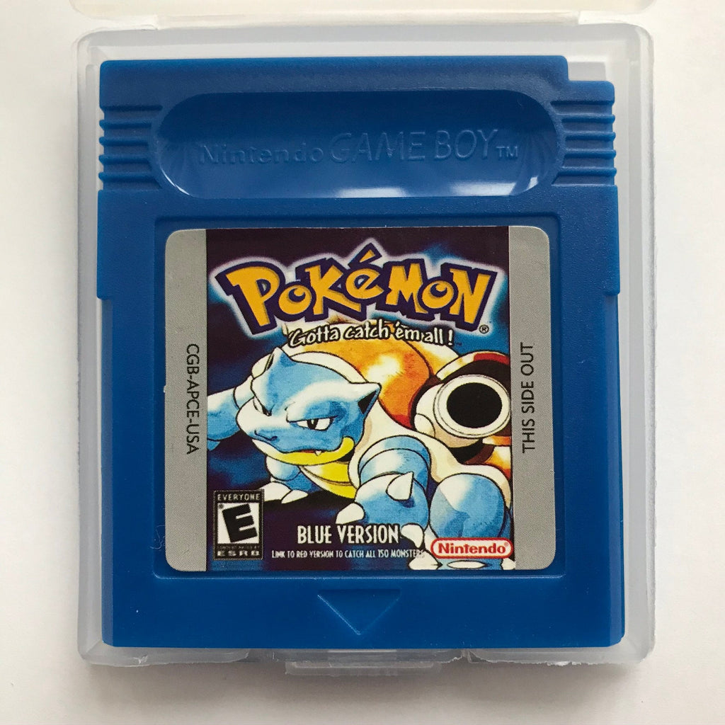 Pokemon Red Blue Yellow Green Gold Silver Crystal Reproduction Game Card for Gameboy Color GBC GBA Cartridges